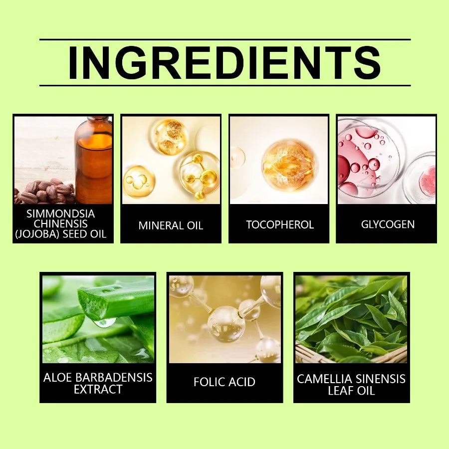 Hign-Concerned Tea Tree Hair Oil Nourishes Dry Ends Leave-In