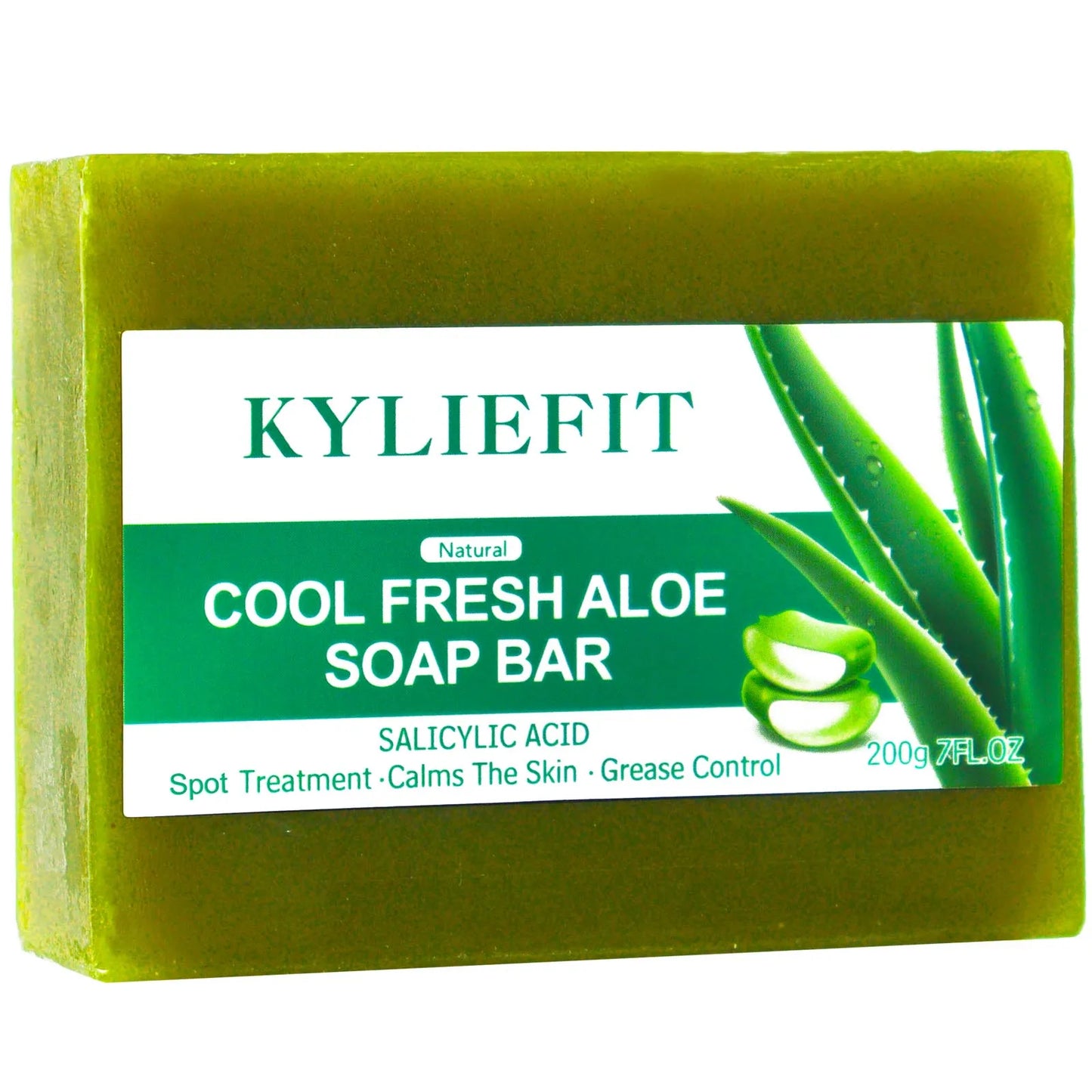 AILKE Aloe Vera Soap Bar for Brightening and Cleansing