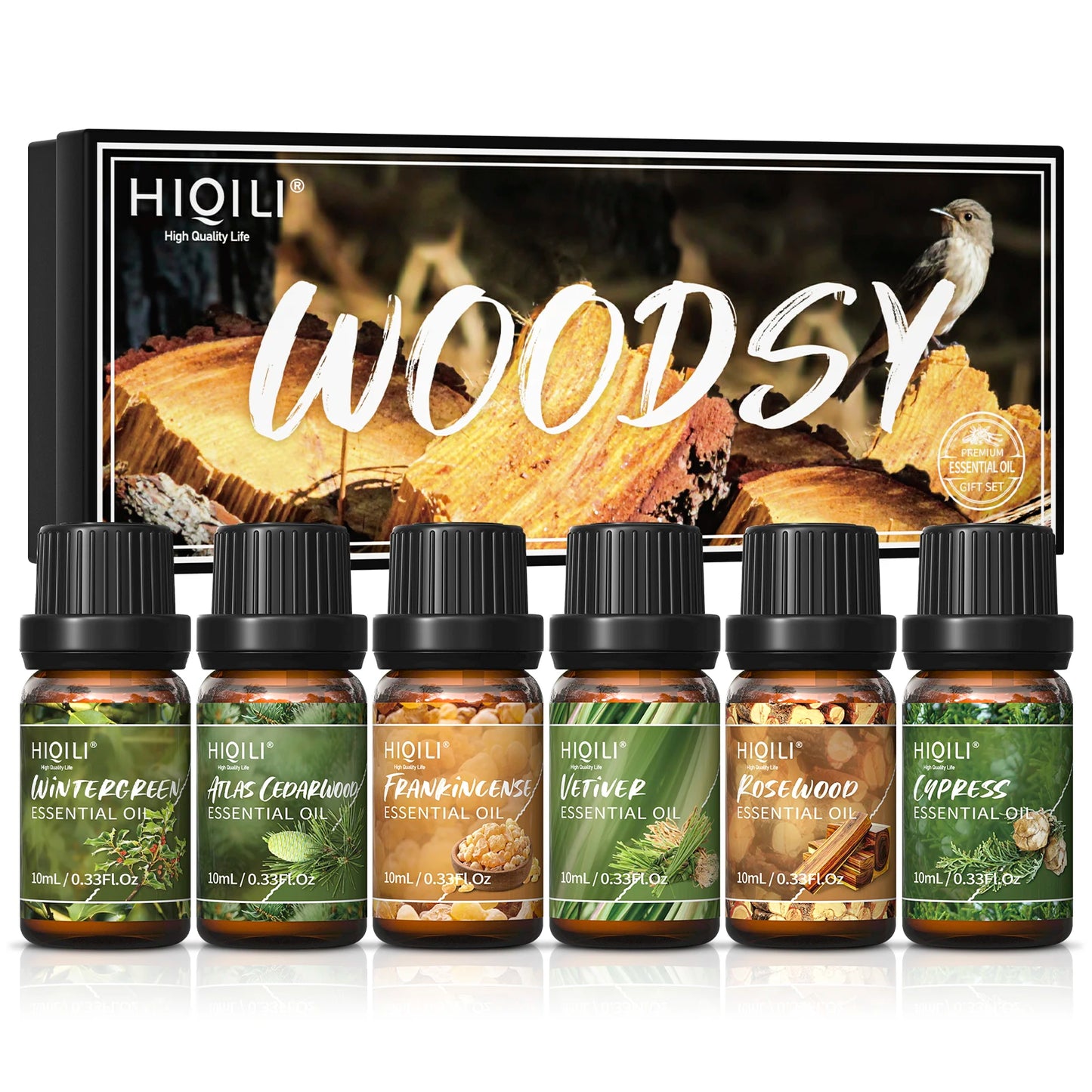 HIQILI Fragrance Oil Set 6 Piece Perfume Oils For Diffuser