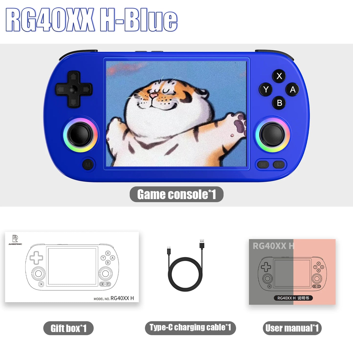 Anbernic RG40XX H Retro Handheld Game Console With 64GB Card