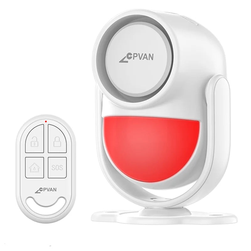 CPVAN Wireless 433Mhz Infrared Motion Detector Alarm With Remote Control