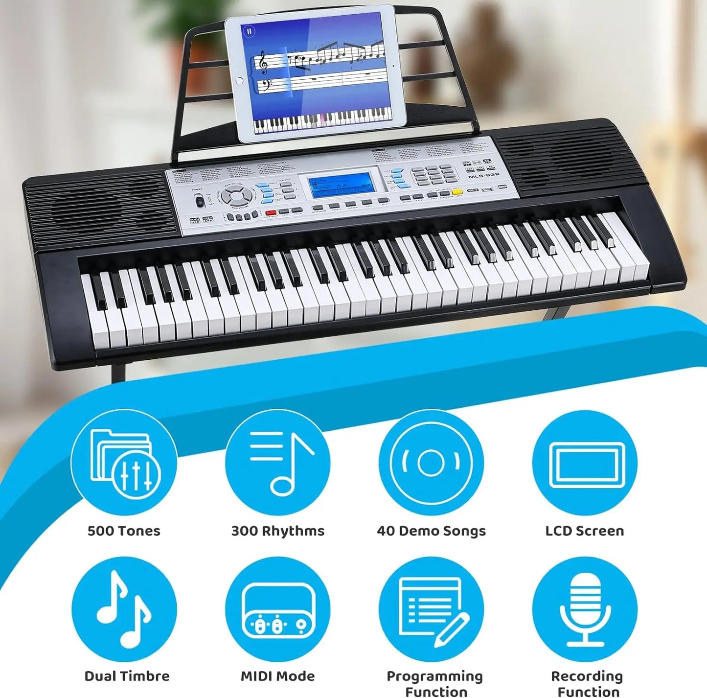 Hign-Concerned Digital Piano Keyboard for Beginners