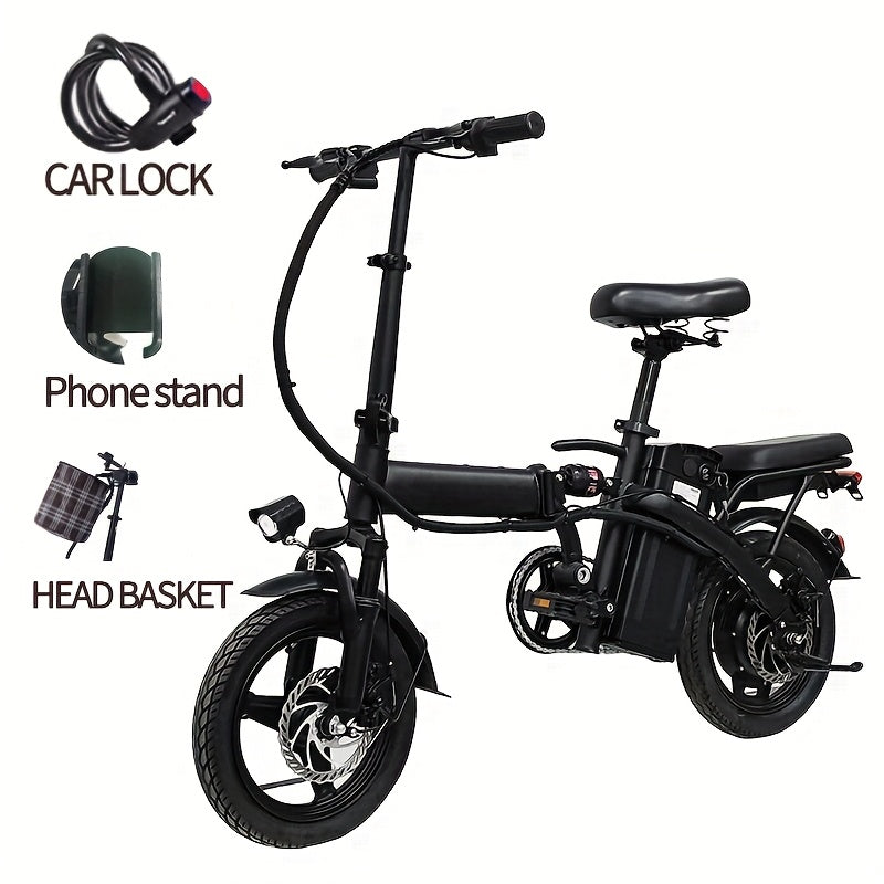 Foldable Electric Bike With 20 MPH Speed And 18-28 Range