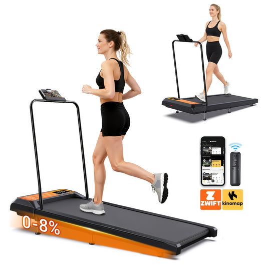ZORUN 2.5HP Quiet Under Desk Walking Pad Treadmill With Remote