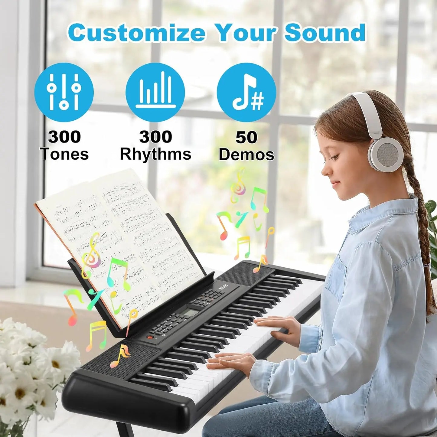 Hign-Concerned Digital Piano Keyboard for Beginners