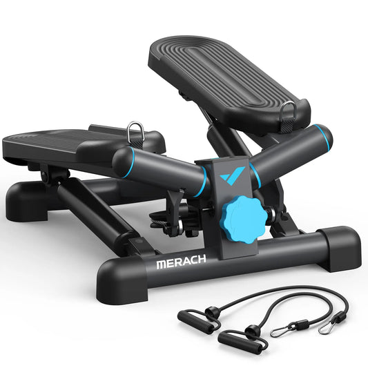MERACH Mini Stepper With Resistance Band For Fitness