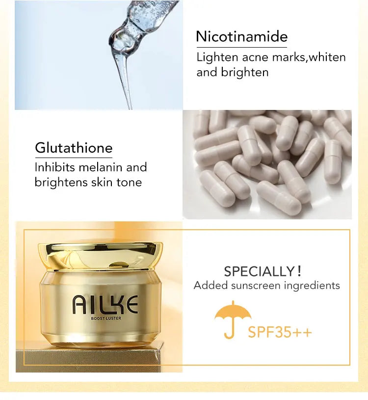 AILKE Dark Spot Corrector Cream SPF 35 Facial Whitening