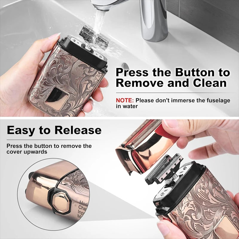 Ufree Electric Foil Shaver for Men with 3-Speed and LCD