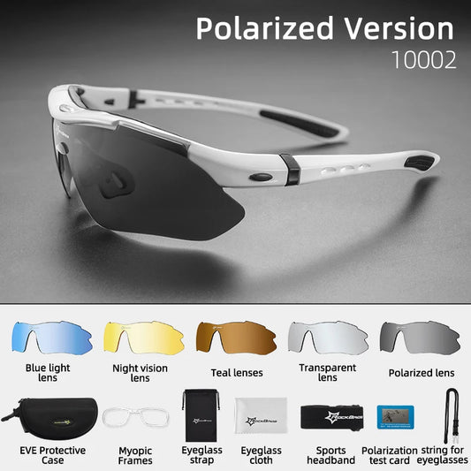 ROCKBROS Polarized Cycling Sunglasses Unisex UV400 Eyewear