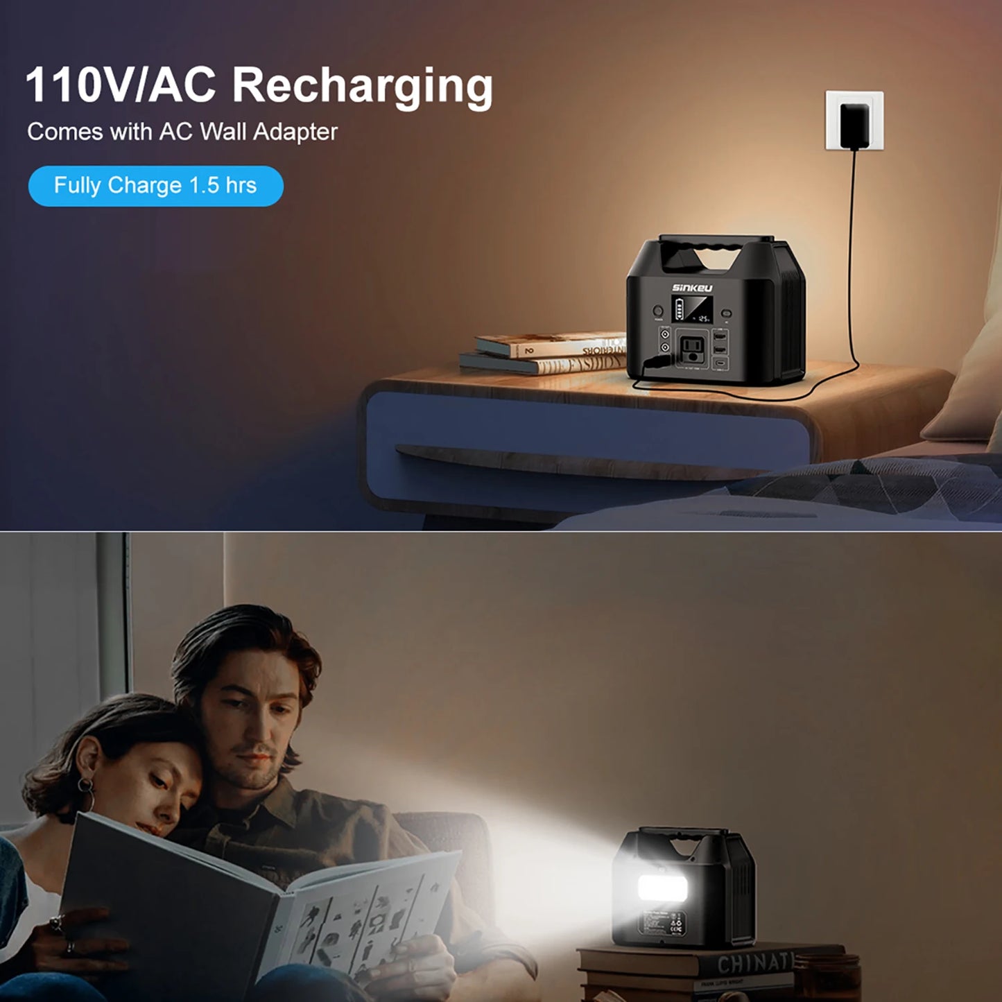 SinKeu E150 LiFePO4 150W Portable Power Station