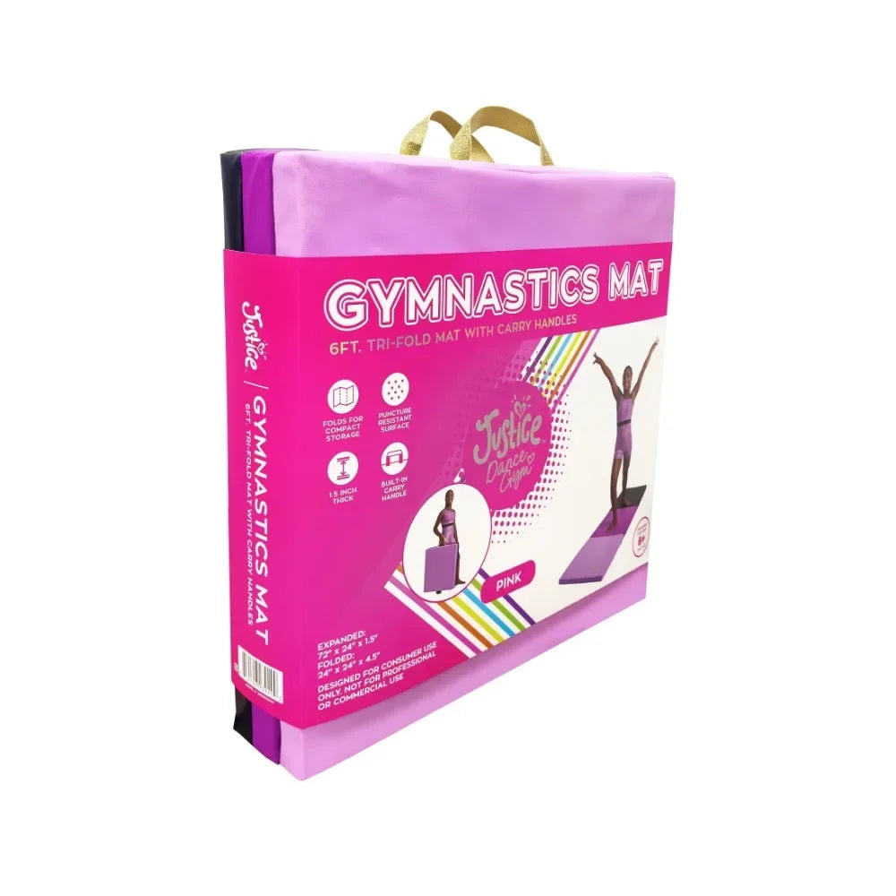 Folding Gymnastics Mat With Carry Handles Home Gym And Yoga
