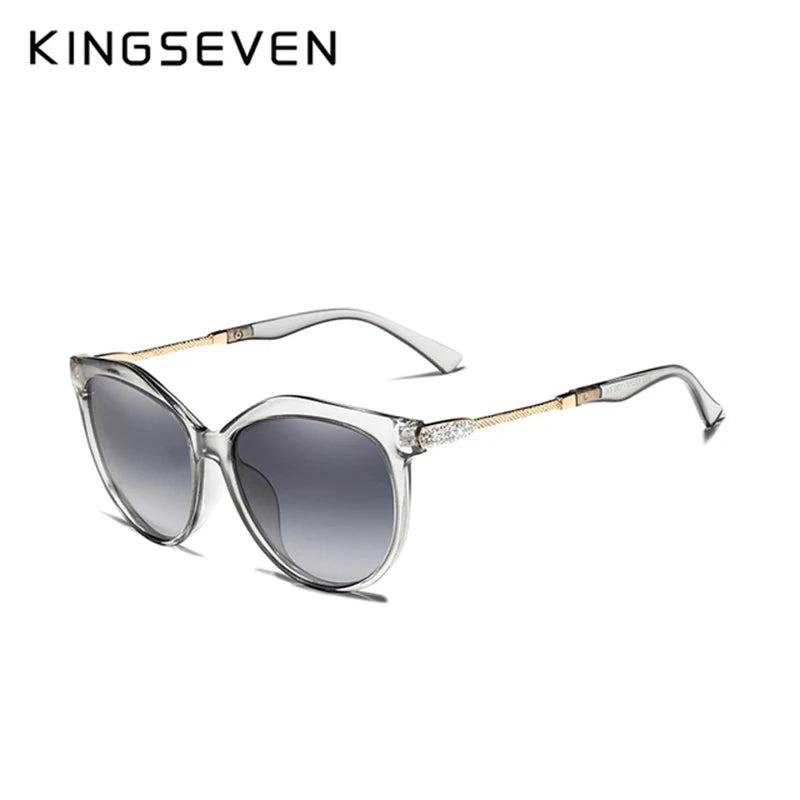 KINGSEVEND Classic Womens Cat Eye Sunglasses Polarized UV Protection