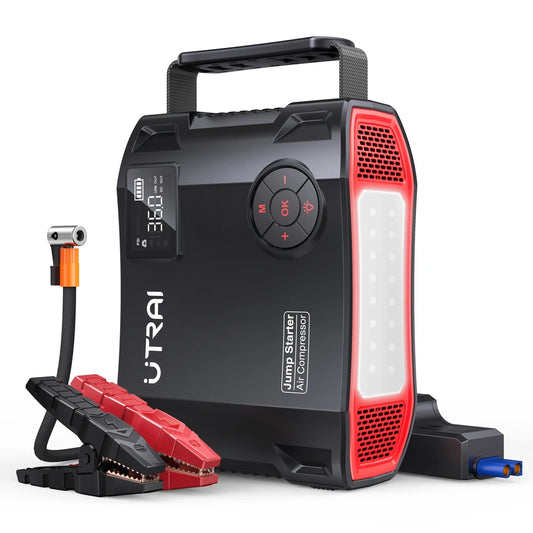 UTRAI 4-In-1 Jump Starter Power Bank 2000A With Air Compressor