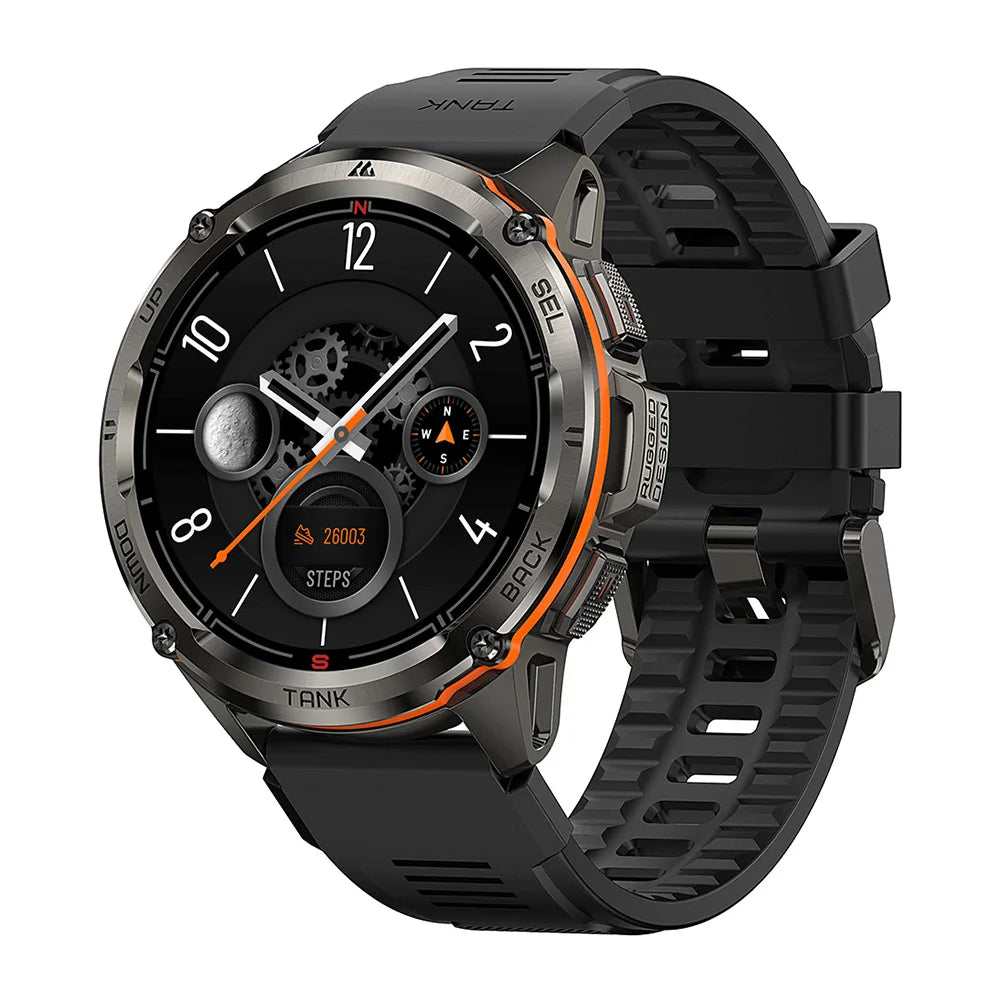 KOSPET Tank T3 Ultra GPS Smartwatch For Men Barometer Altimeter