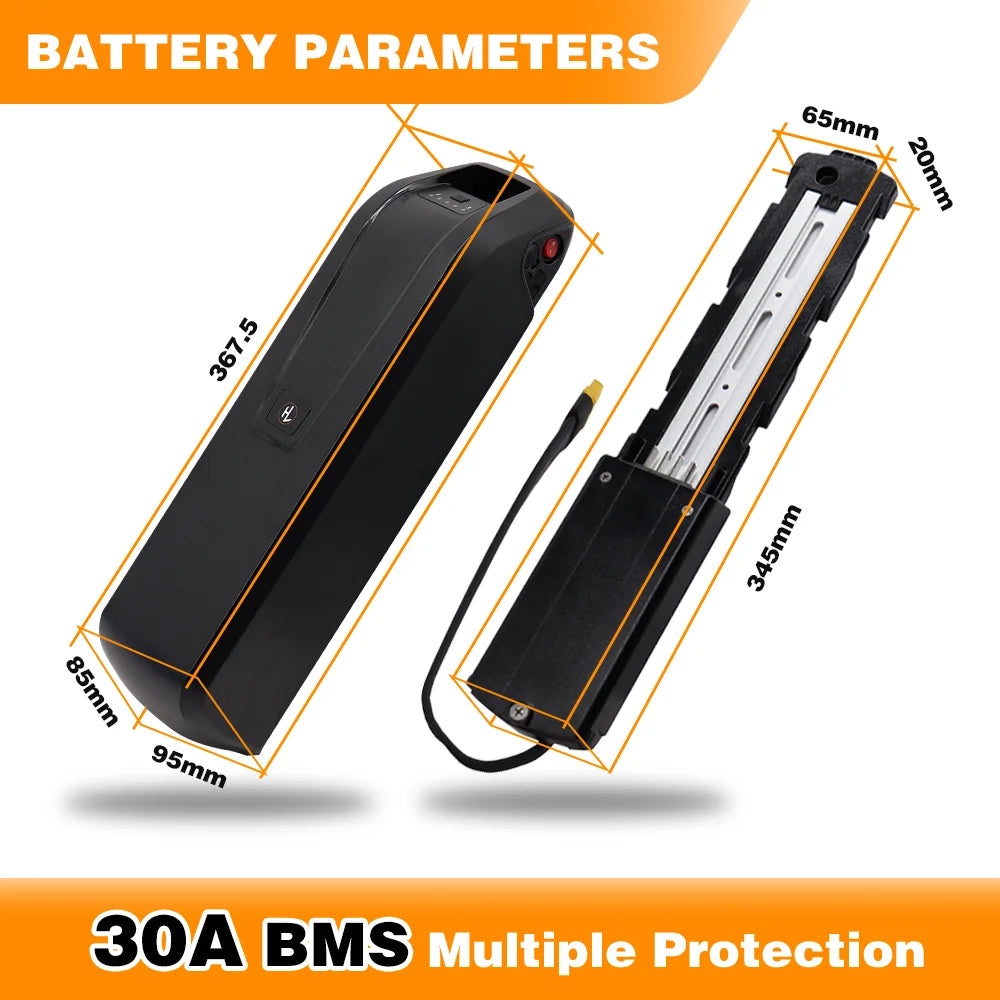 Aleaivy 36V/48V 10 to 20Ah Liion E Bike Battery Pro