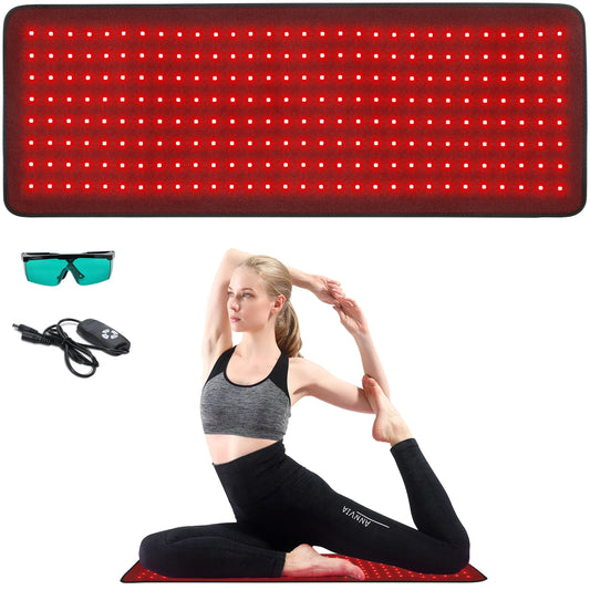 LOVTRAVEL Light Therapy Mat Full Body Back Wrap 660nm 850nm