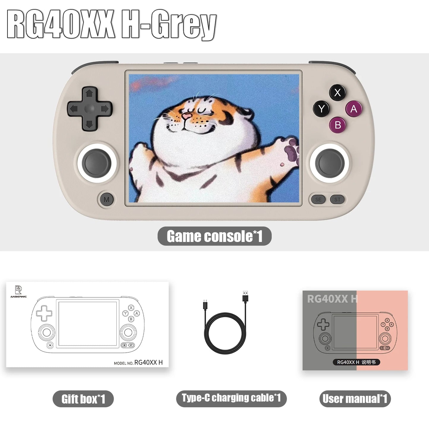 Anbernic RG40XX H Retro Handheld Game Console With 64GB Card