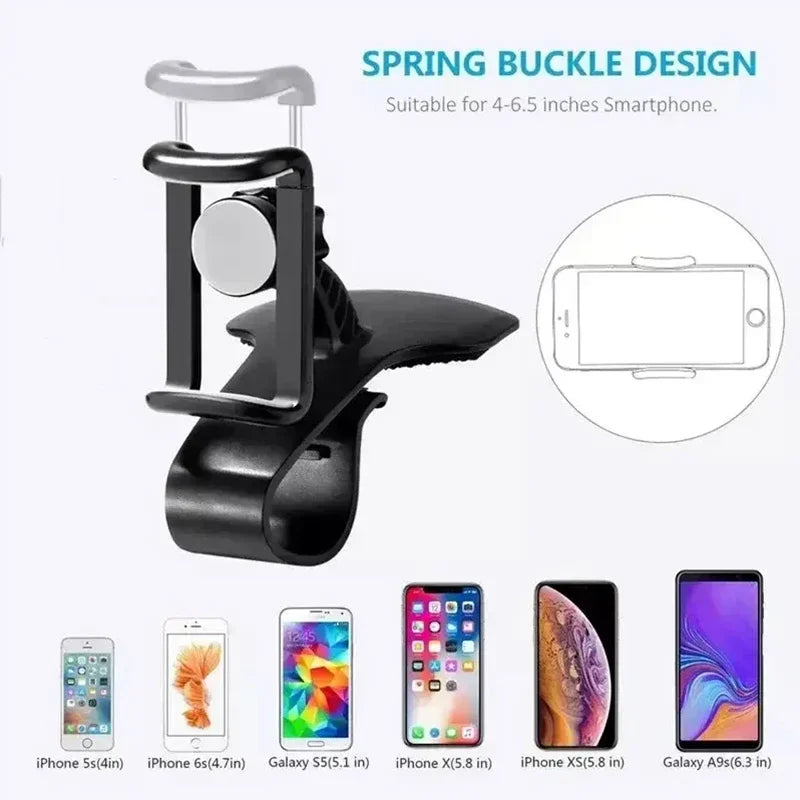 Universal Car Dashboard Phone Holder Clip Mount For Smartphones