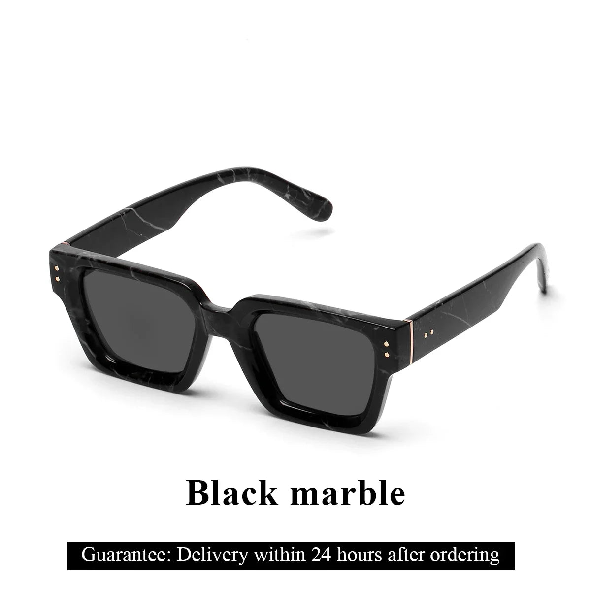 Ruiao Luxury Retro Sunglasses Square Frames