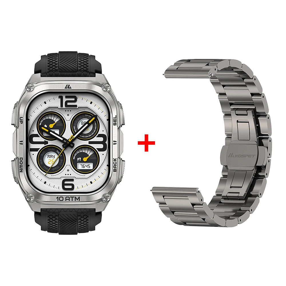 KOSPET Tank M4 Smartwatch GPS 10ATM Waterproof Android iOS