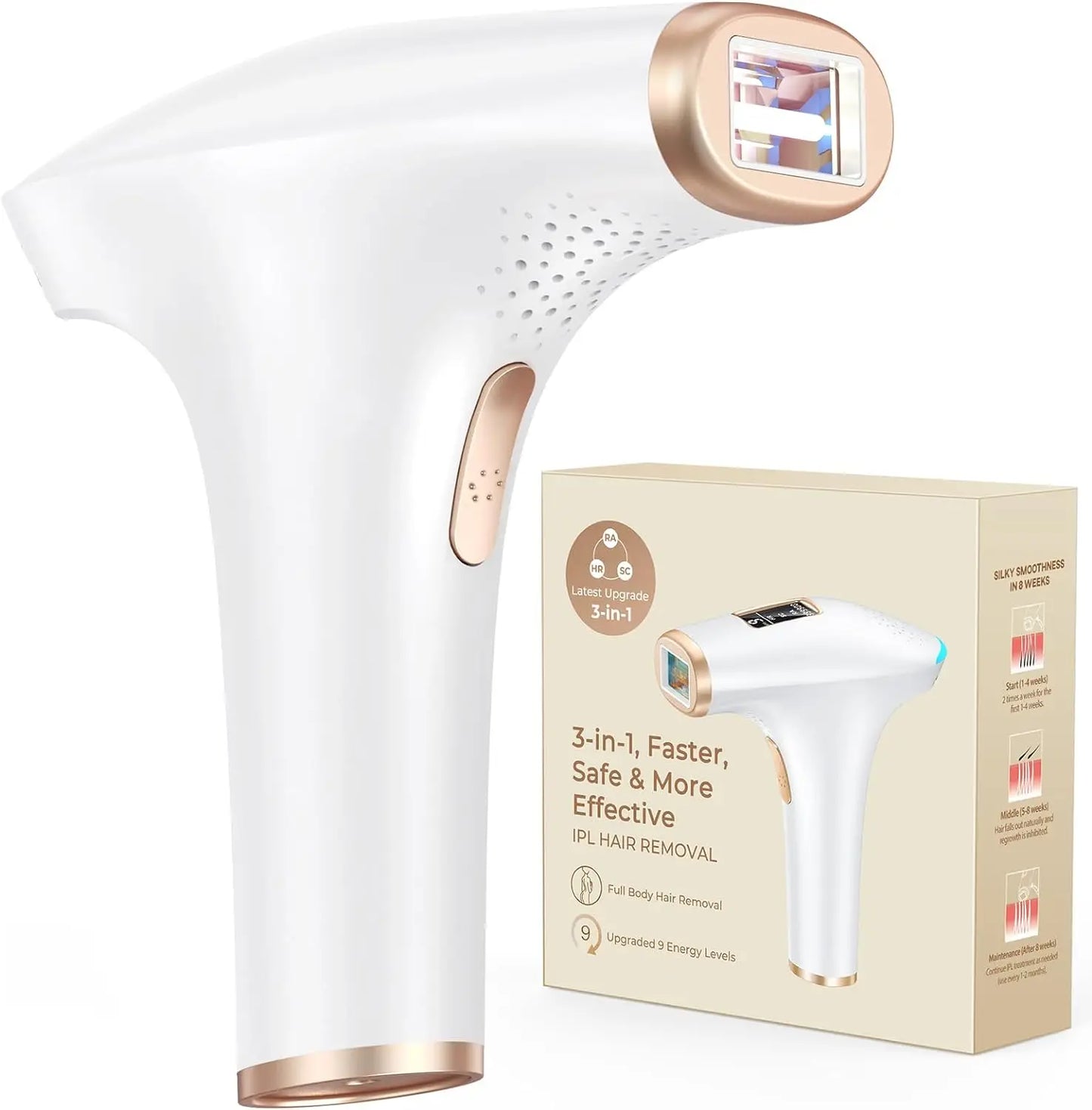 JOOYEE IPL Permanent Hair Removal Epilator For Face And Body