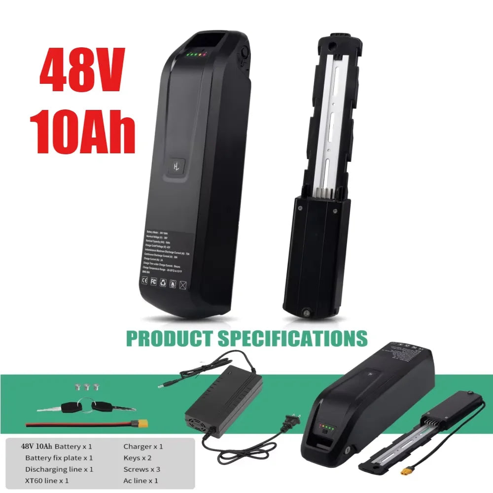 Aleaivy 36V/48V 10 to 20Ah Liion E Bike Battery Pro