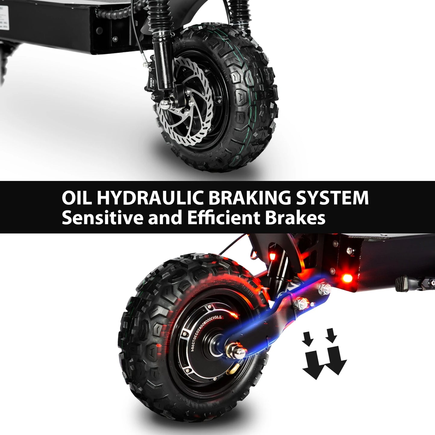 TOURSOR E5B Electric Scooter Dual Motor 60V 3000W Offroad