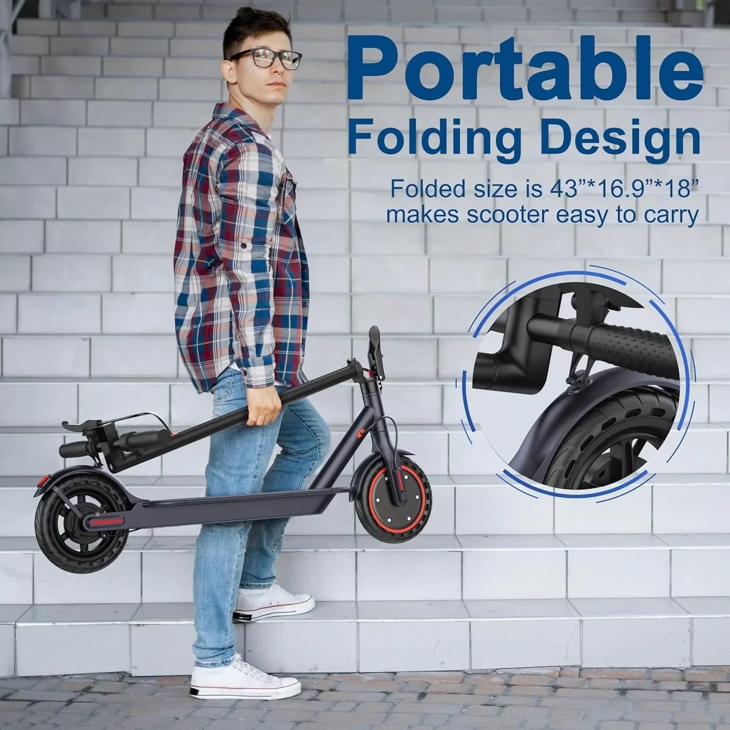 Ladped LP60 Electric Scooter 350W 19 MPH Foldable Adult