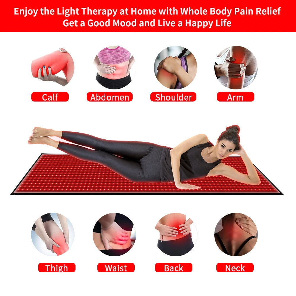 Electronic Red Light Therapy Full Body LED Mat 660nm 850nm