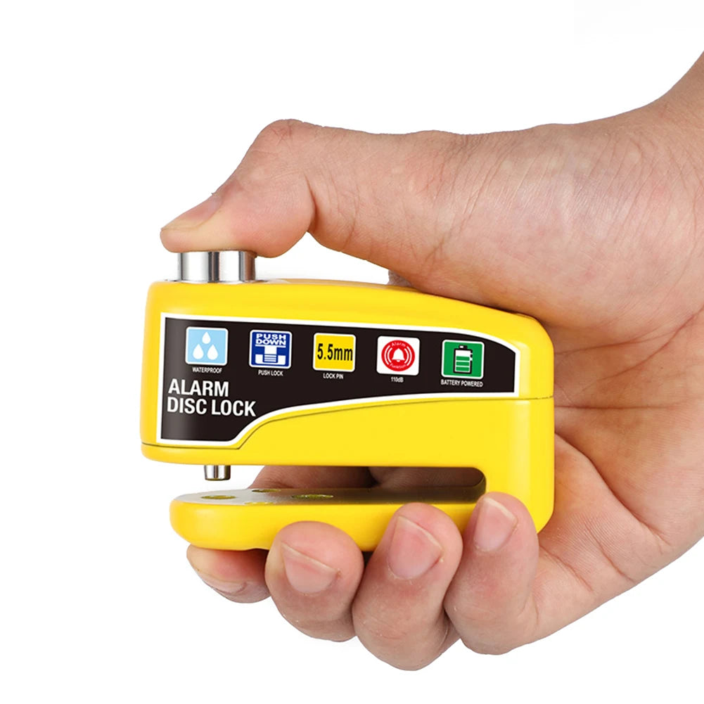 Shunmaii Bicycle Alarm Disc Brake Lock With Keys For Motorcycles