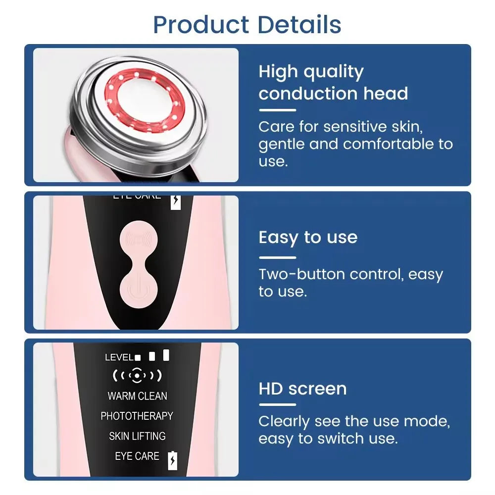 Miqmi 4 In 1 RF EMS Massager For Complexion Firming