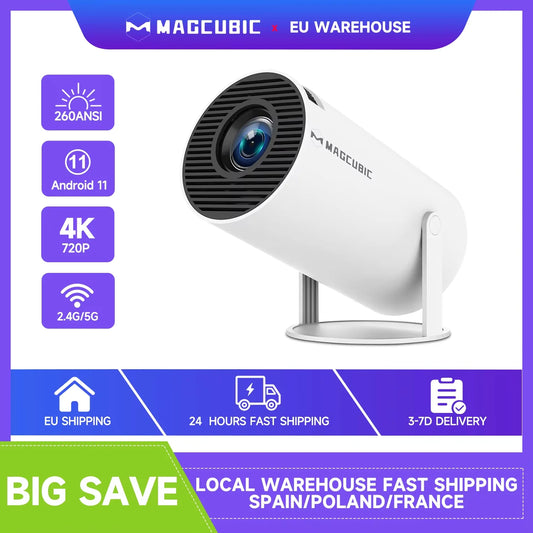 Magcubic HY300 Pro Projector For Home Theater Wireless Mirroring