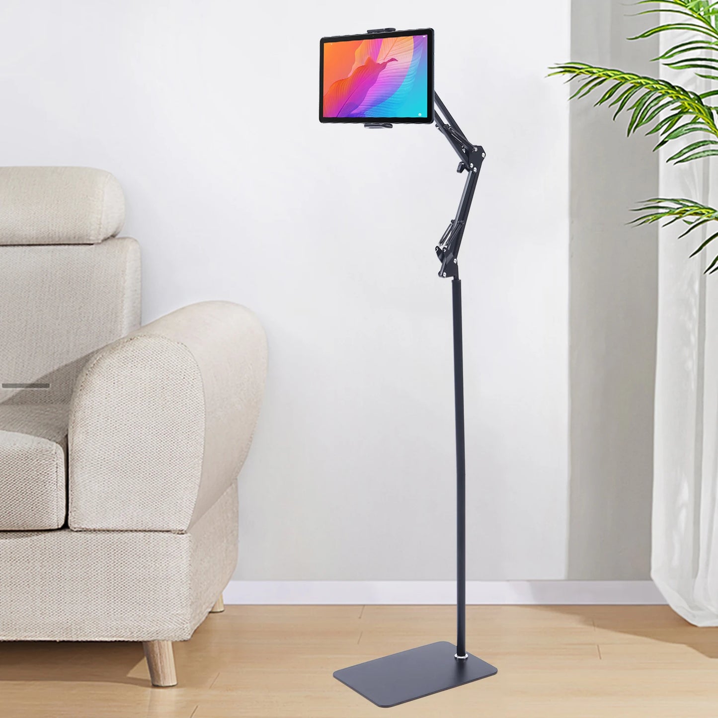 High-concerned 360 Degree Tablet Floor Stand Tripod Holder
