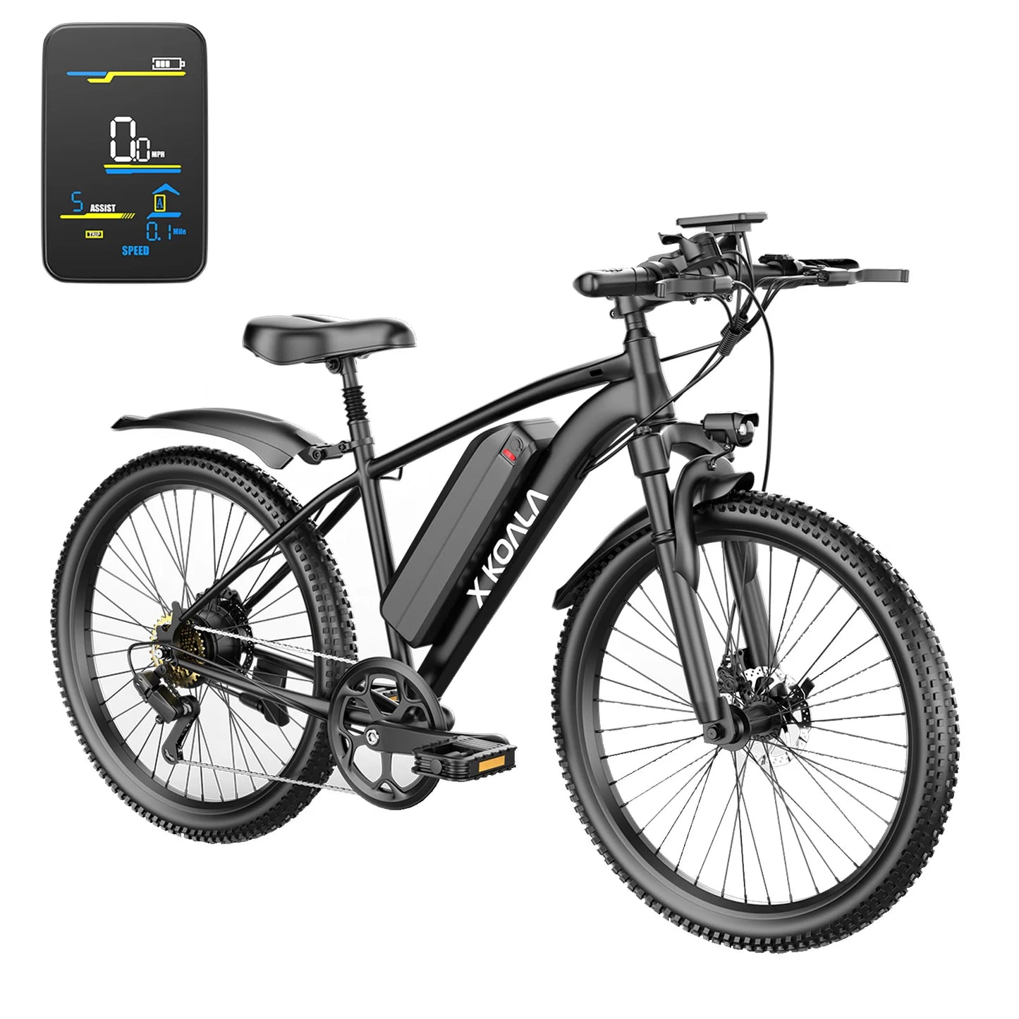 X-koala Electric Mountain Bike 1000W Peak Motor 25 MPH
