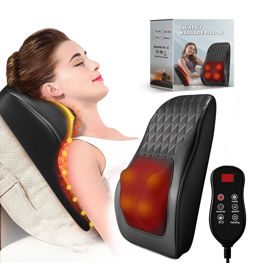 Neck Massager With Three Speeds Vibration And Heating