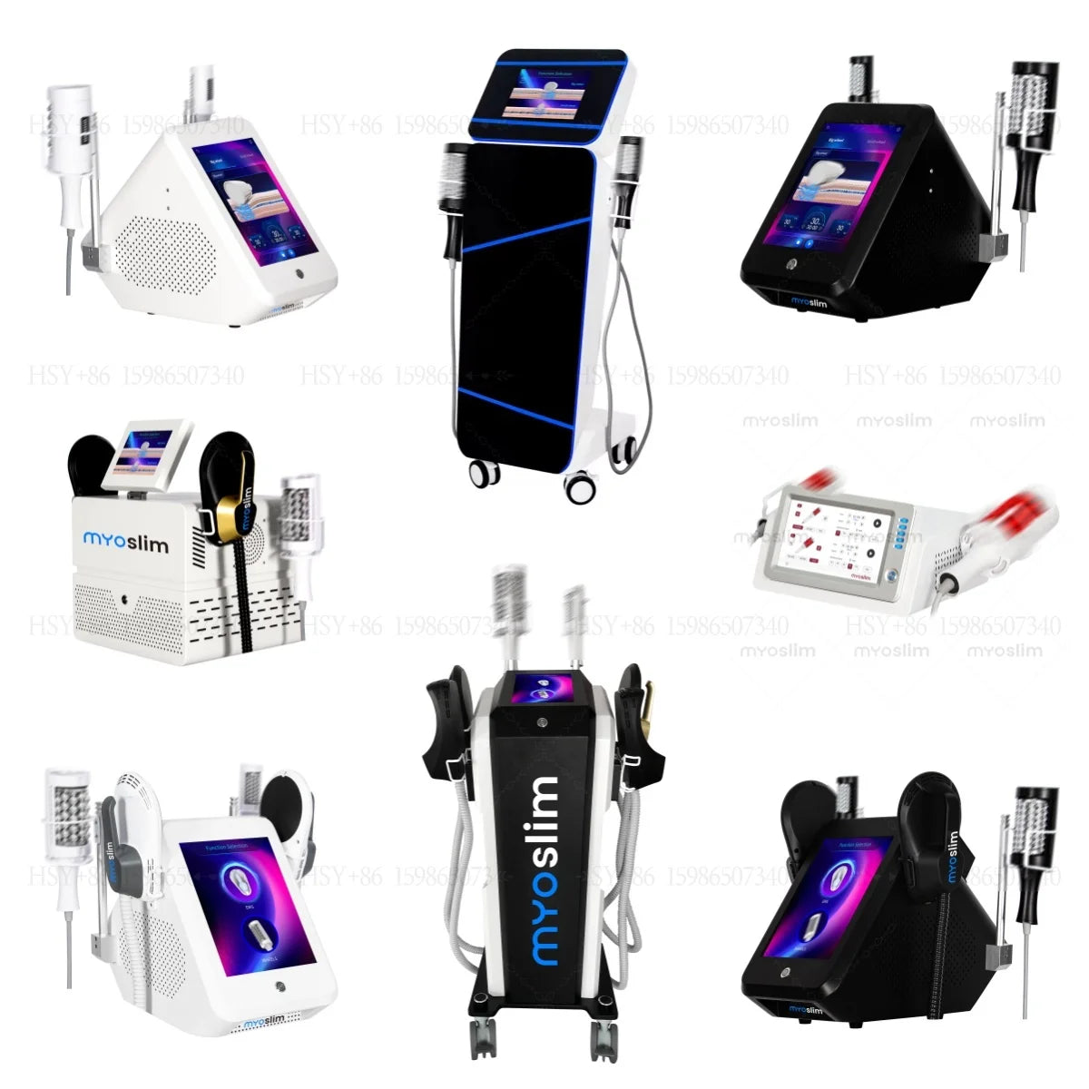 Myoslim EMS Body Sculpt Machine RF Vacuum Roller Slimming