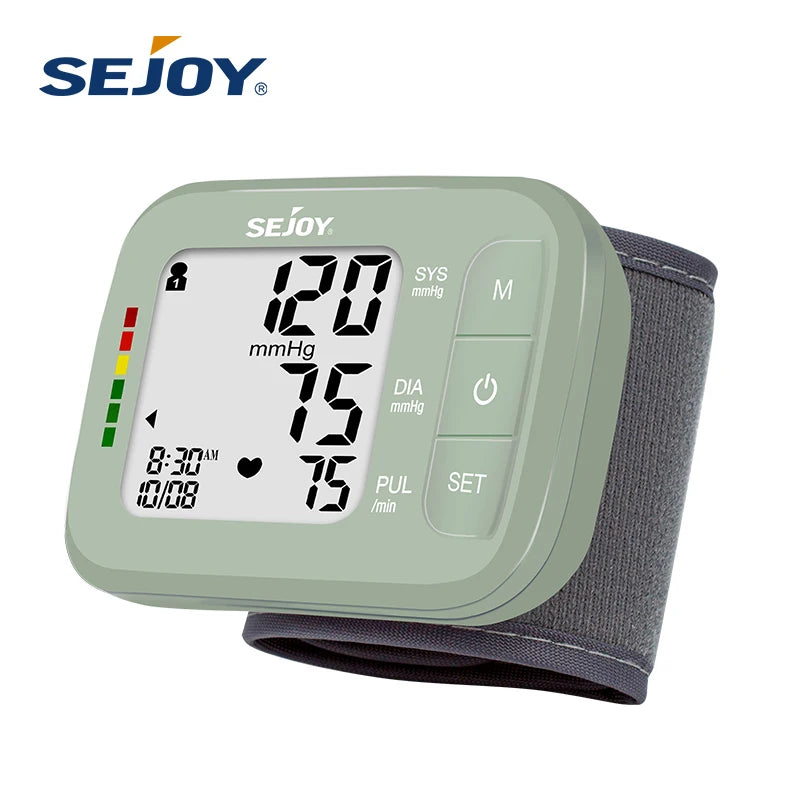 SEJOY Digital Wrist Blood Pressure Monitor Heart Rate