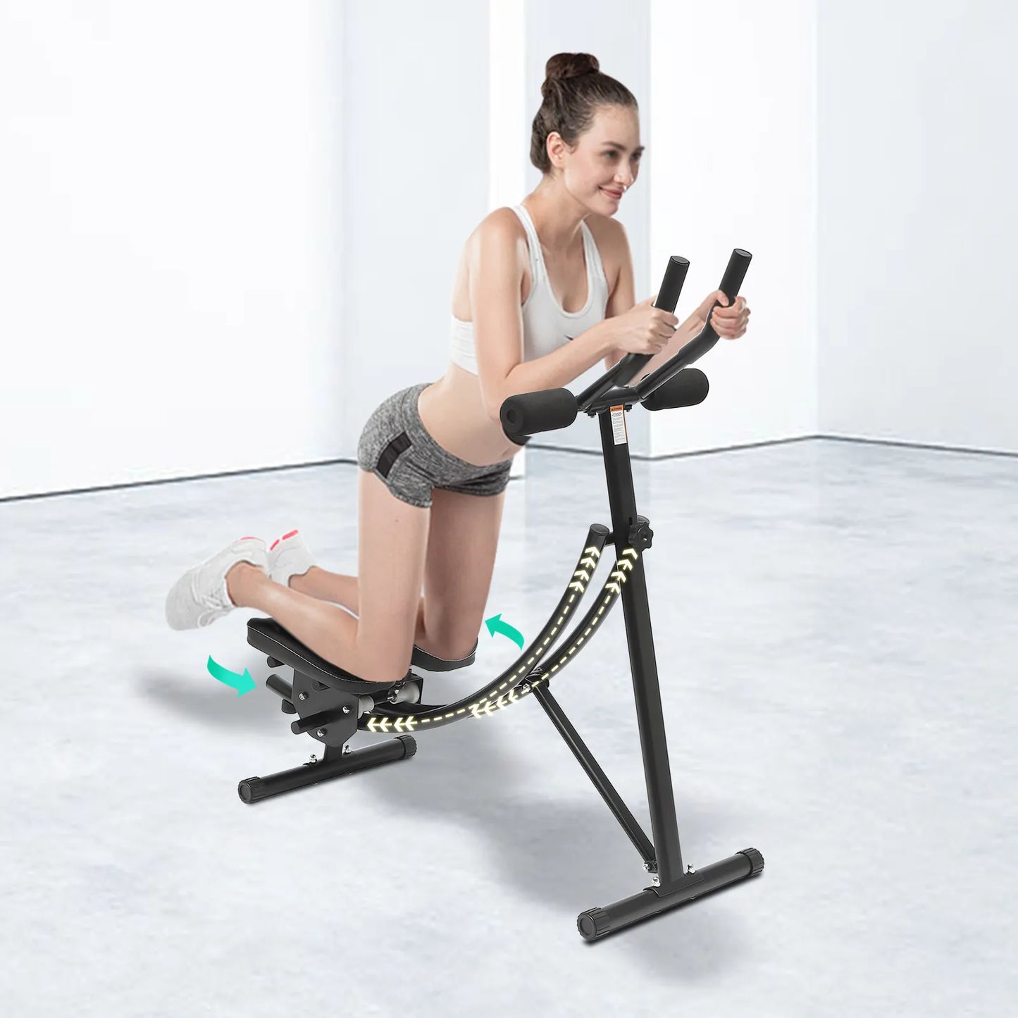 Hign-concerned Abdominal Exercise Machine Foldable LED Display