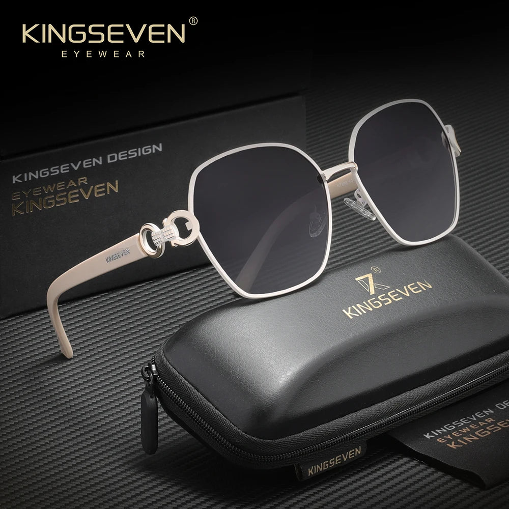 KINGSEVEN Women's Sunglasses Polarized Lightweight Comfort Frame