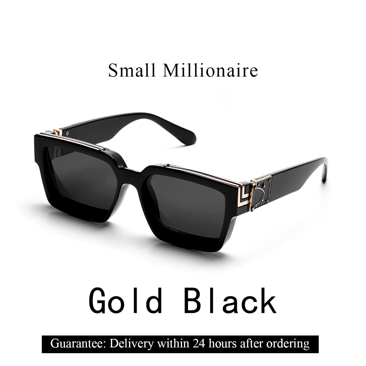 Ruiao Luxury Retro Sunglasses Square Frames