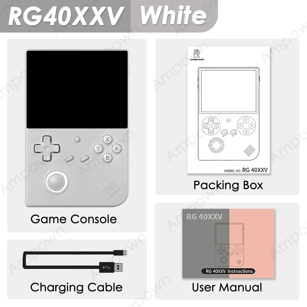 Anbernic RG40XXV Handheld Console With RGB Lighting And Video Output