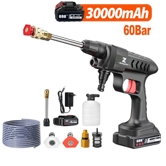 JOIGVFN Rechargeable Wireless High Pressure Washer Car Wash Gun