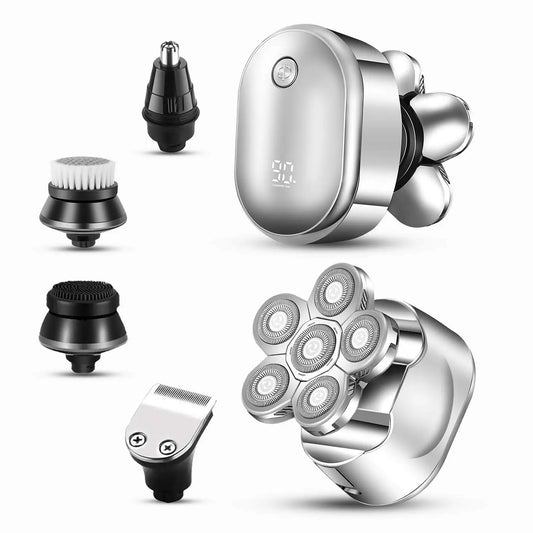 Surker 5-in-1 Electric Shaver for Men with Floating Head and Digital Display