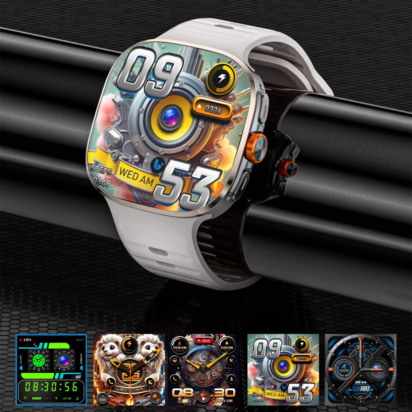 LOKMAT APPLLP 6 MAX Android Smart Watch With AMOLED Screen