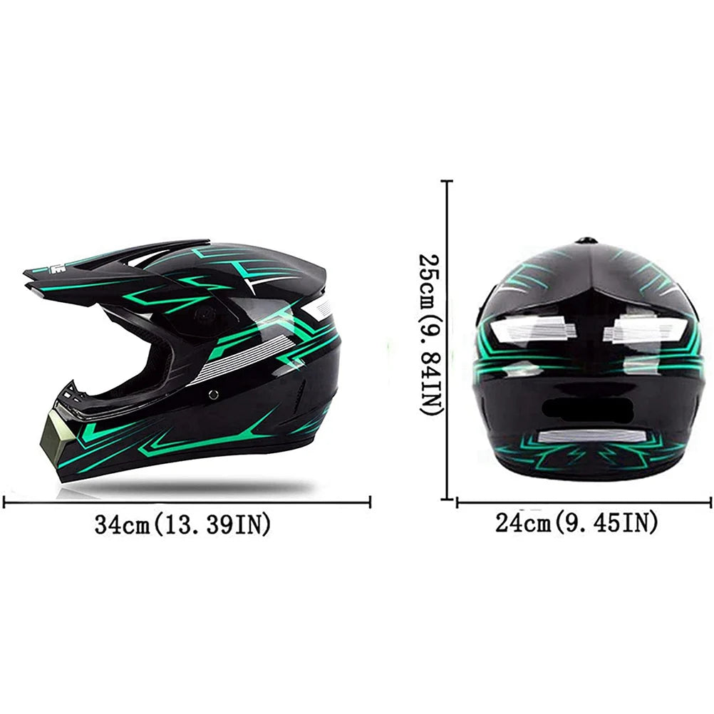 Aramox Full Face Motorcycle Helmet Dot Certified Off Road