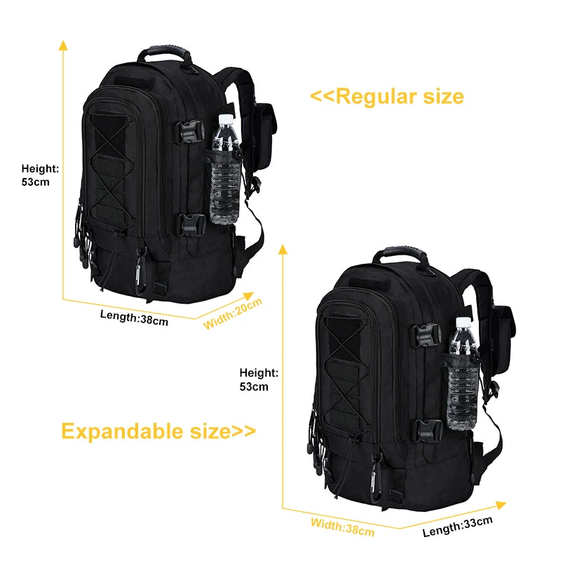 QCN Fujian Large Capacity Tactical Backpack 56L For Outdoors