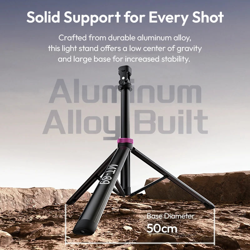 Ulanzi MT-89 Quick-Release Light Stand with Cold Shoe
