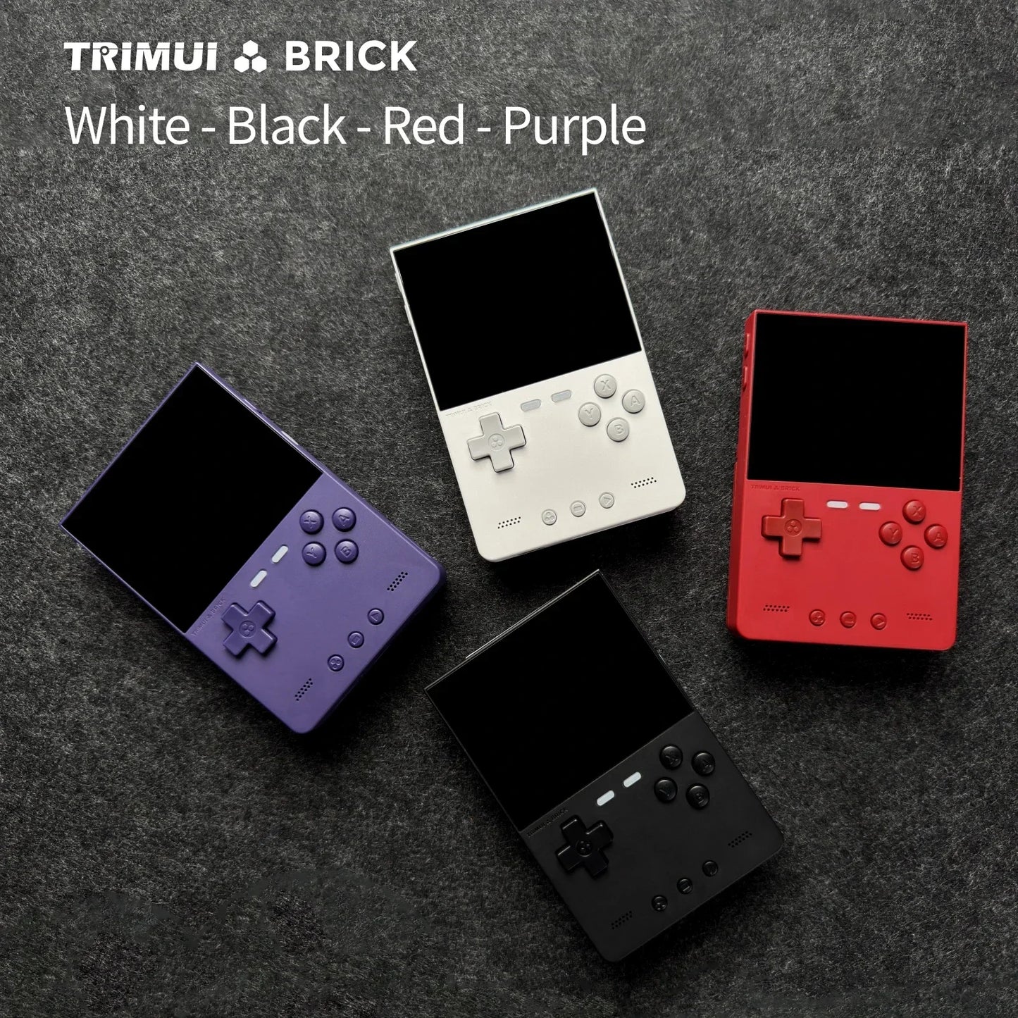 TRIMUIC Brick Handheld Game Console With IPS Display