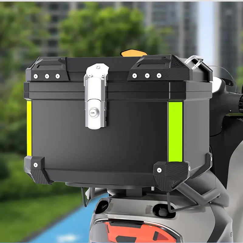 Universal Motorcycle Top Case Waterproof Trunk With Anti Theft Lock