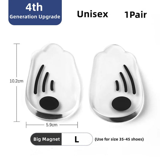 WVKCN Silicone Orthopedic Insoles For Arch Support And Plantar Fasciitis